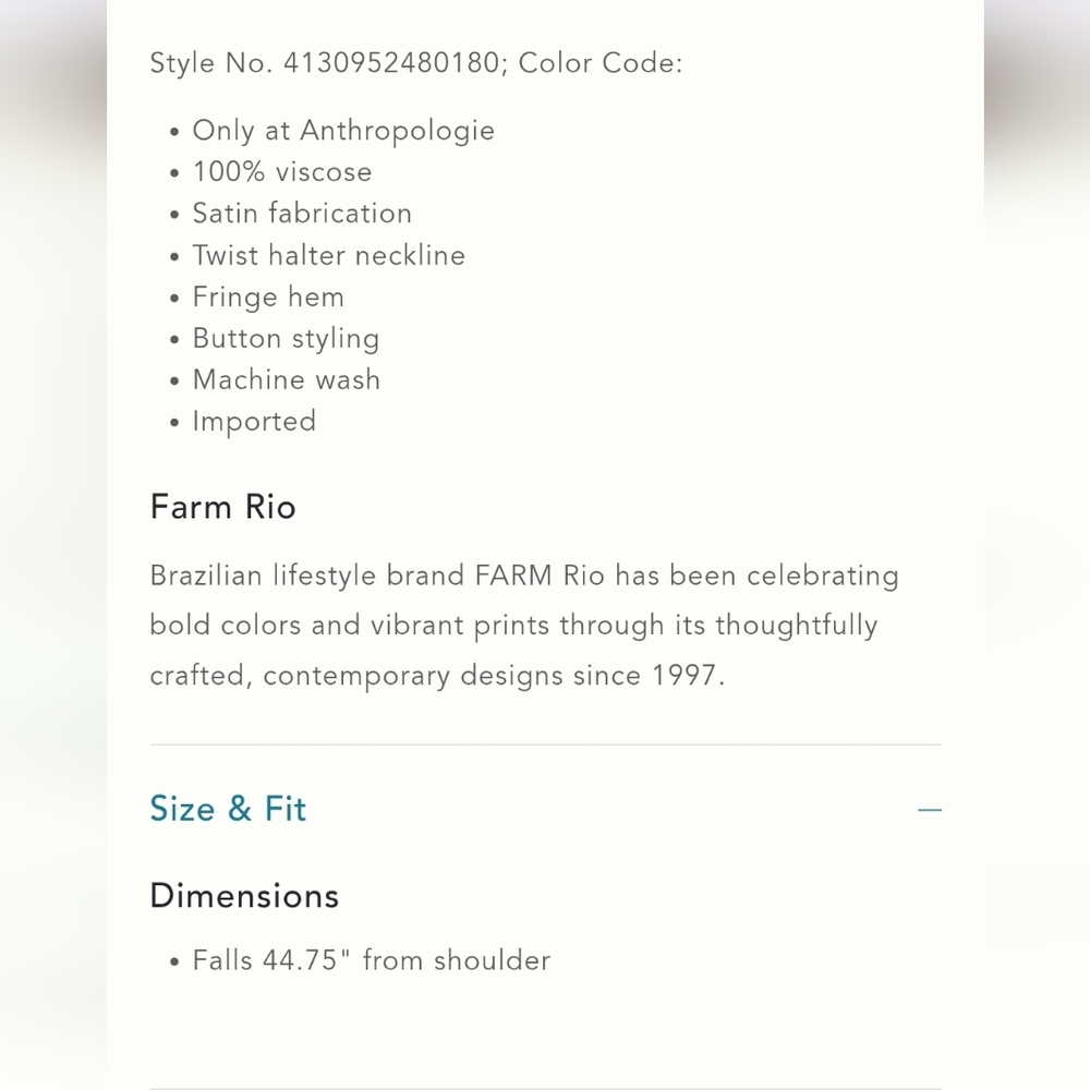 Farm Rio Dress - Picture 7 of 8
